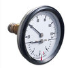 Pressure gauge - thermometer Type 1447 stainless steel/polycarbonate R80 measuring range 0 - 4 bar/20 - 120 °C process connection brass 1/2" BSPP
